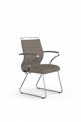 Кресло ErgoLife Sit Well M4-167K, песочный/хром в Лесном - lesnoj.germes-mebel.ru | фото
