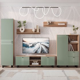 Гостиная Олива эвкалипт софт в Лесном - lesnoj.germes-mebel.ru | фото