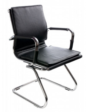 Кресло для посетителя Бюрократ CH-993-Low-V/Black на черный в Лесном - lesnoj.germes-mebel.ru | фото