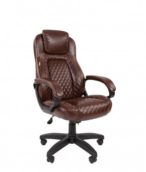 Кресло для руководителя  CHAIRMAN 432 (Экокожа коричневая) в Лесном - lesnoj.germes-mebel.ru | фото