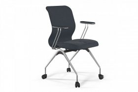 Кресло ErgoLife Sit 8 Mr4-4T основание F53.W02, темно-серый/хром в Лесном - lesnoj.germes-mebel.ru | фото