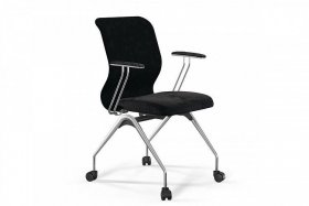 Кресло ErgoLife Sit 8 Mr4-4T основание F53.W02, черный/хром в Лесном - lesnoj.germes-mebel.ru | фото