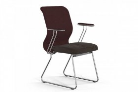 Кресло ErgoLife Sit 8 Mr4-4T основание F54, темно-коричневый/хром в Лесном - lesnoj.germes-mebel.ru | фото