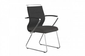 Кресло ErgoLife Sit Well M4-167K, темно-серый/хром в Лесном - lesnoj.germes-mebel.ru | фото