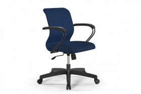 Кресло Sit 8, рогожка темно-синий/черный в Лесном - lesnoj.germes-mebel.ru | фото