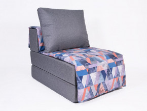 Кресло-кровать бескаркасное Харви (серый-сноу деним) в Лесном - lesnoj.germes-mebel.ru | фото