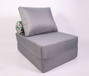 Кресло-кровать-пуф бескаркасное Прайм (Серый) в Лесном - lesnoj.germes-mebel.ru | фото