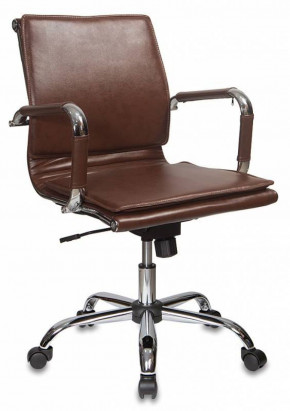 Кресло руководителя Бюрократ CH-993-LOW/BROWN коричневый в Лесном - lesnoj.germes-mebel.ru | фото