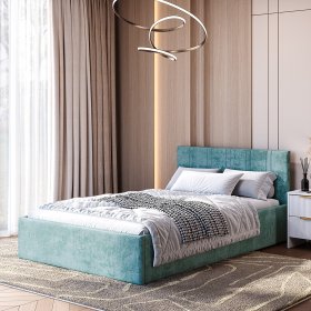 Кровать 120*200 см Ника КР-08 шарли бриз в Лесном - lesnoj.germes-mebel.ru | фото