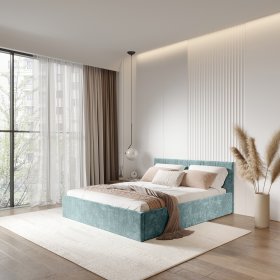 Кровать 140*200 см Ника КР-13 шарли бриз в Лесном - lesnoj.germes-mebel.ru | фото