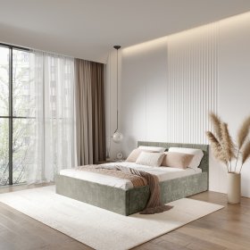 Кровать 140*200 см Ника КР-13 муссон в Лесном - lesnoj.germes-mebel.ru | фото