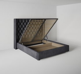 Кровать Версаль люкс 0.8 м с подъемным механизмом в Лесном - lesnoj.germes-mebel.ru | фото