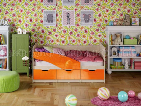 Кровать Бабочки (Оранжевый металлик) 1800 в Лесном - lesnoj.germes-mebel.ru | фото