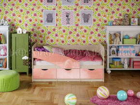 Кровать Бабочки (Розовый металлик) 1600 в Лесном - lesnoj.germes-mebel.ru | фото