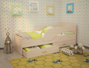 Кровать детская Антошка (Кроха) + бортики (на латах) 800*1900 в Лесном - lesnoj.germes-mebel.ru | фото