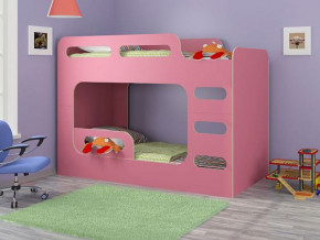 Кровать двухъярусная Дельта-Макс-20.03 Розовый в Лесном - lesnoj.germes-mebel.ru | фото