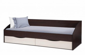 Кровать одинарная "Фея - 3" симметричная New (2000Х900) венге/вудлайн кремовый в Лесном - lesnoj.germes-mebel.ru | фото