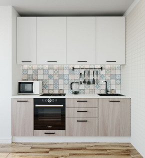 Кухонный гарнитур Демо 2200 (Стол. 38мм) в Лесном - lesnoj.germes-mebel.ru | фото
