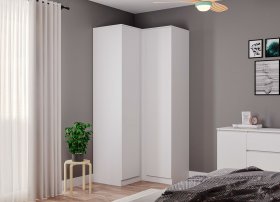 Шкаф угловой МОРИ МШУ 940, белый в Лесном - lesnoj.germes-mebel.ru | фото
