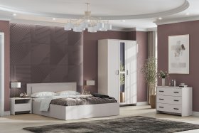 Спальня МСП 1 Ясень Анкор светлый/Ясень Анкор светлый в Лесном - lesnoj.germes-mebel.ru | фото