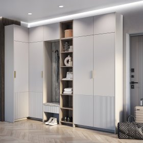Прихожая Пандора кашемир/айриш в Лесном - lesnoj.germes-mebel.ru | фото