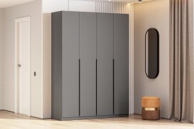 Шкаф шк-5 графит 1600 в Лесном - lesnoj.germes-mebel.ru | фото