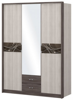 Шкаф 3-х дверный с зеркалом Шк68.2 МС Николь в Лесном - lesnoj.germes-mebel.ru | фото