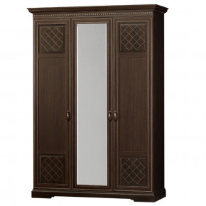 Шкаф для одежды 3-дверный №800 Парма Дуб нортон темный в Лесном - lesnoj.germes-mebel.ru | фото