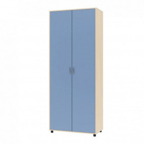 Шкаф для одежды Дельта-2 Дуб молочный/Голубой в Лесном - lesnoj.germes-mebel.ru | фото