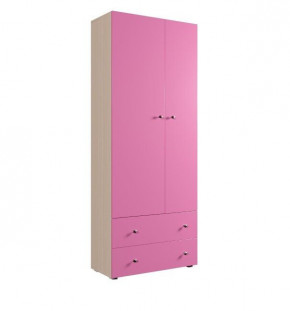 Шкаф ДМ 800 с 2-мя ящиками (розовый) в Лесном - lesnoj.germes-mebel.ru | фото