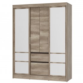 Шкаф-купе Энигма ШКК-06 дуб каньон/венге в Лесном - lesnoj.germes-mebel.ru | фото