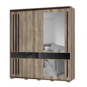 Шкаф-купе 2-х дверный Крафт-8 дуб каньон в Лесном - lesnoj.germes-mebel.ru | фото