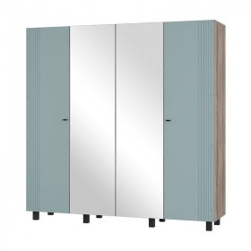 Шкаф 4-х створчатый Олива ШК-13 шарли бриз в Лесном - lesnoj.germes-mebel.ru | фото