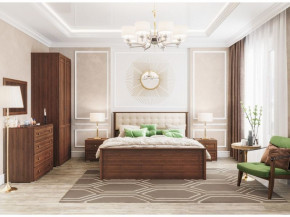 Спальня Ричард Орех донской в Лесном - lesnoj.germes-mebel.ru | фото