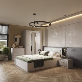 Спальня Монако кашемир в Лесном - lesnoj.germes-mebel.ru | фото
