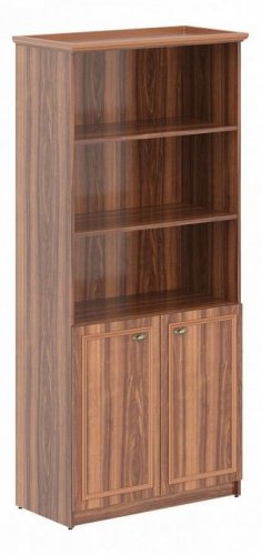 Стеллаж комбинированный Raut RHC 89.5, орех даллас в Лесном - lesnoj.germes-mebel.ru | фото