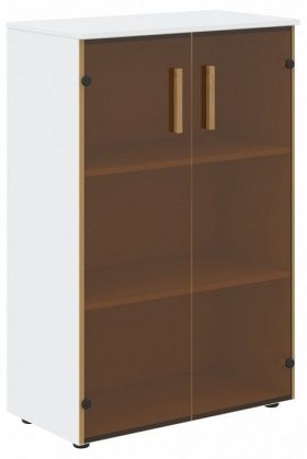 Тумба-витрина Forta FMC 80.2, белый в Лесном - lesnoj.germes-mebel.ru | фото